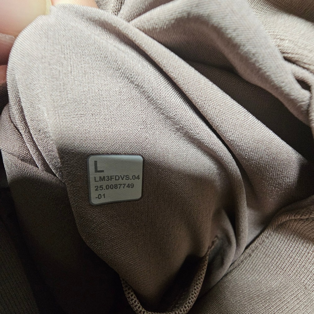 Lululemon Mens Smooth Spacer Pullover Hoodie ASHR Ashen Rose LM3FDVS Large NWT - Picture 5 of 9